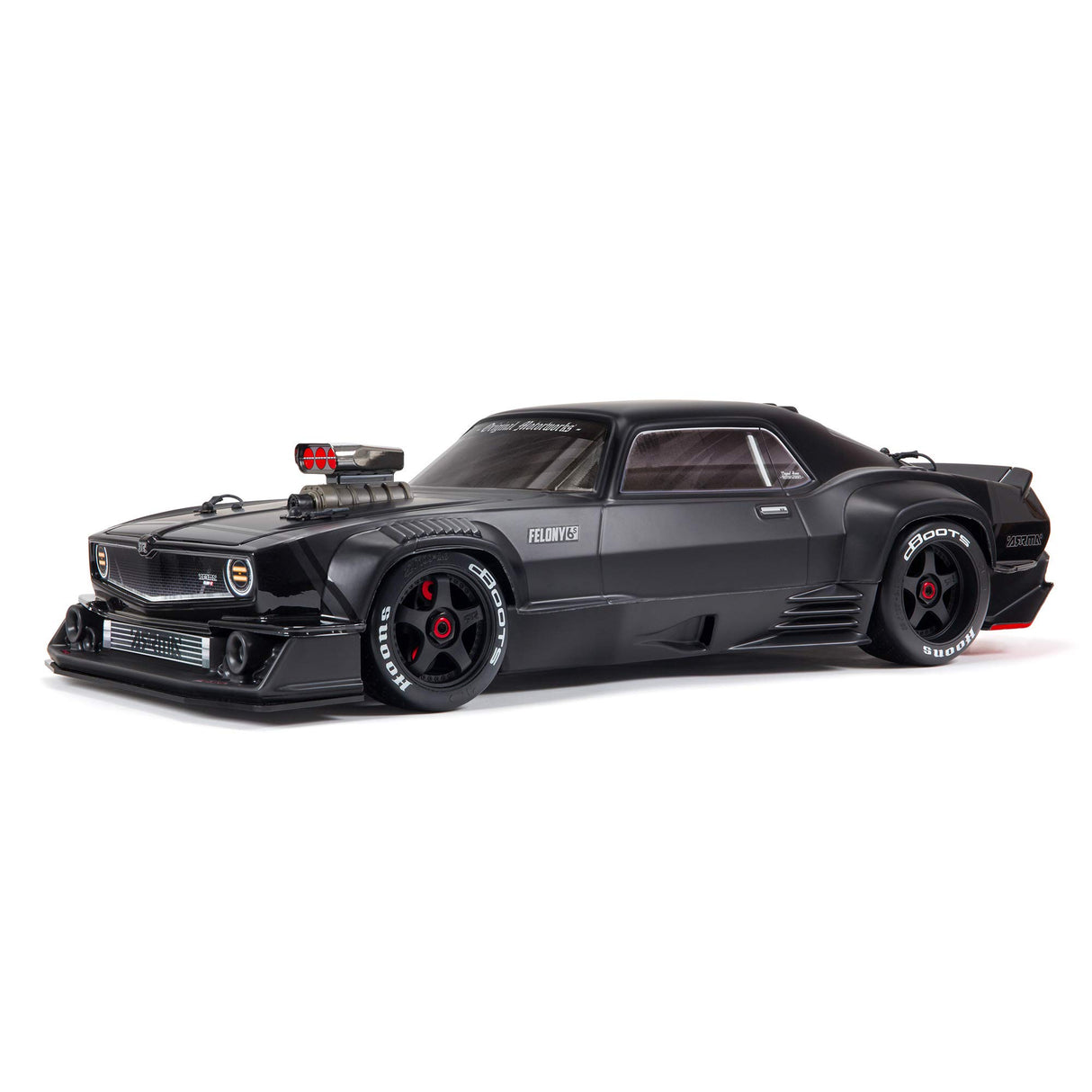 ARRMA ARA7617V2T1 1/7 Felony 6S BLX Street Bash All Road Muscle RTR Coche teledirigido (emisor y Receptor Incluido, Pilas y Cargador Necesario), Color Negro