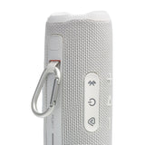 JBL Flip 7, Altavoz Bluetooth portátil inalámbrico Potente, 16h de batería, Resistente al Agua IP68, a Prueba de Polvo y caídas, Sonido Pro, AI Sound Boost, Compatible con Auracast, Blanco