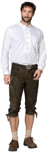 Stockerpoint Sigmar4 Pantalones de Piel para Traje Region, Bisonte Encrespado, 52 para Hombre