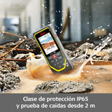 Leica DISTO X6: Resistente medidor láser de Distancia (IP65) con Bluetooth y cámara de Puntero láser para mediciones de Distancia bajo Las Condiciones más Adversas (Interiores y Exteriores)