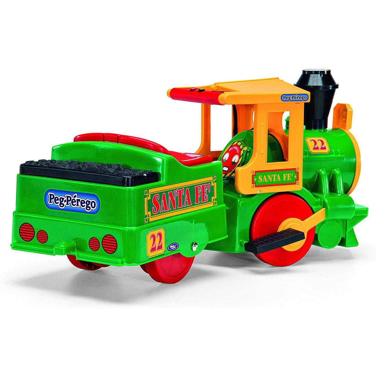 Peg Perego - Tren eléctrico de Santa Fe, 2 años+, máx. 15 kg - IGED1071