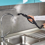 Polti Vaporetto Classic 65, Limpiador a Vapor con Caldera de Alta Presión hasta 4 bar, Potencia 1500 W, Tapón de Seguridad, Capacidad 1,3 L, Made in Italy, 7 Accesorios Incluidos, Gris y Verde