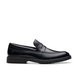 Clarks Aldwin Step para Hombre, Piel Negra, 47 EU
