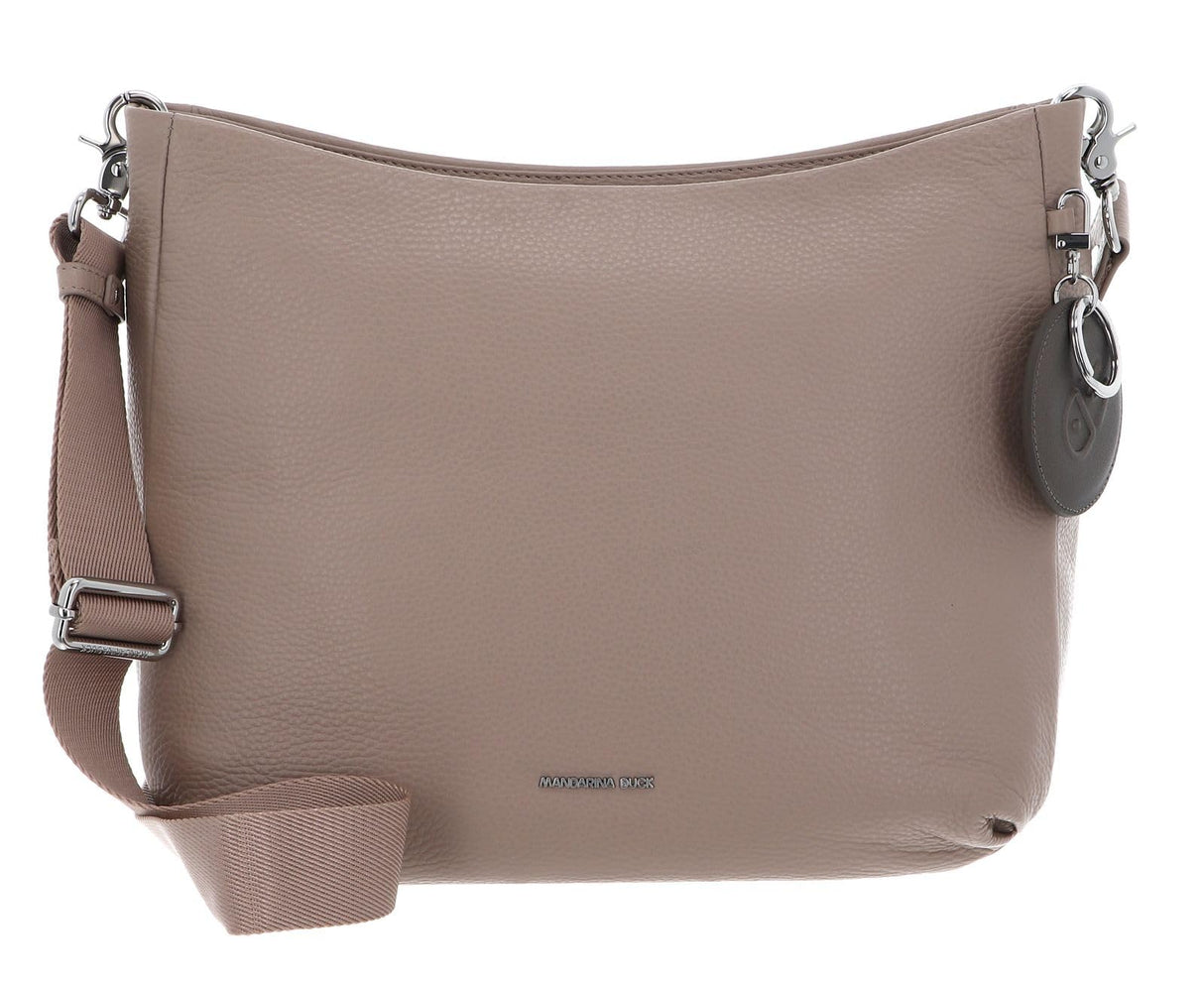 Mandarina Duck Mellow Leather, Mochila para Mujer, Taupe Cálido 34, Talla única