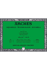 ARCHES MOR52356 Bloc de Acuarela, Algodón, Blanco, Block 20 Blatt-36 x 51cm