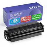 BLACK POINT Cartucho de Tóner para W2210X (207X) con Chip - Negro - para HP Color Laserjet Pro: MFP M282nw MFP M283fdn MFP M283fdw M255dw M255nw - Certificado TÜV
