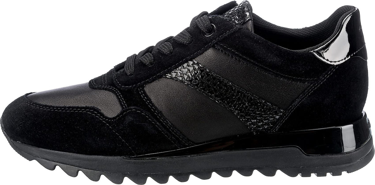 Geox D Tabelya A Sneakers Mujer Negro 40 EU