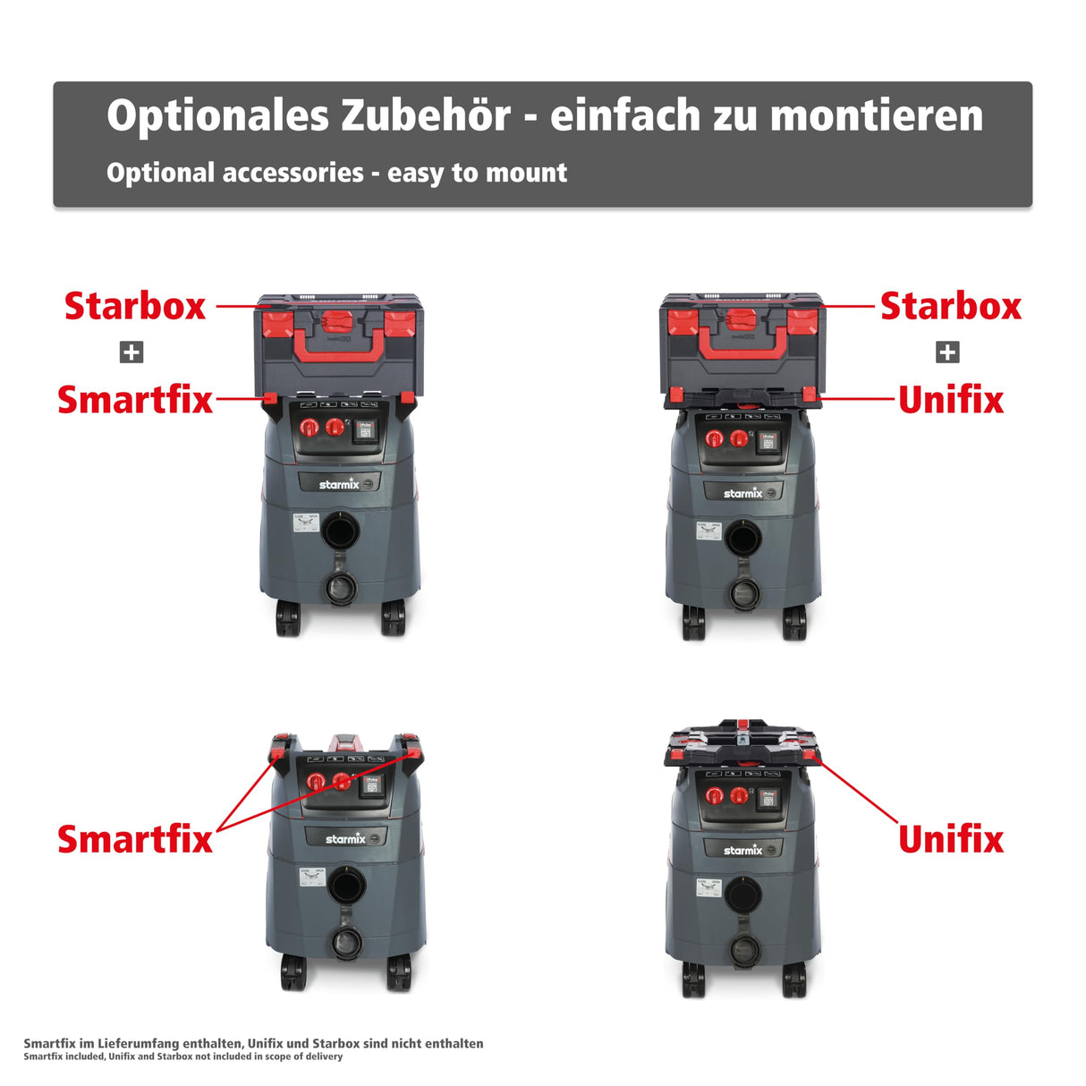 Starmix ES000003 seguridad industrial aspiradora, clase de polvo m