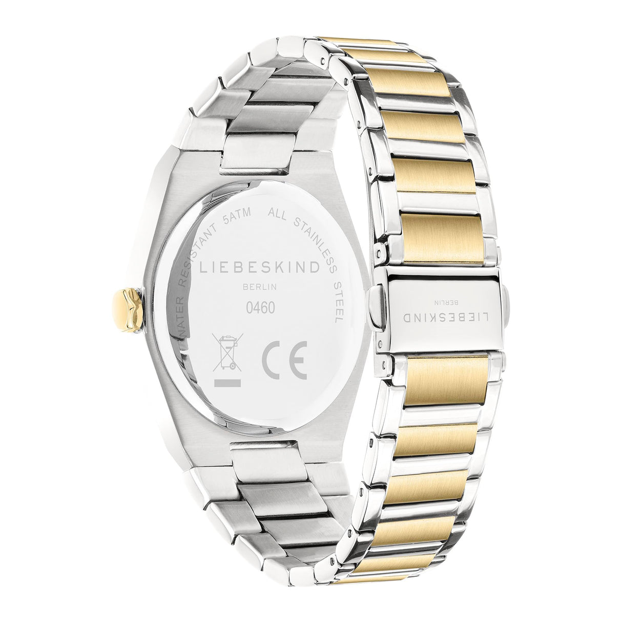 Liebeskind Reloj Analógico para Mujeres de Cuarzo con Correa en Acero Inoxidable LT-0460-MQ