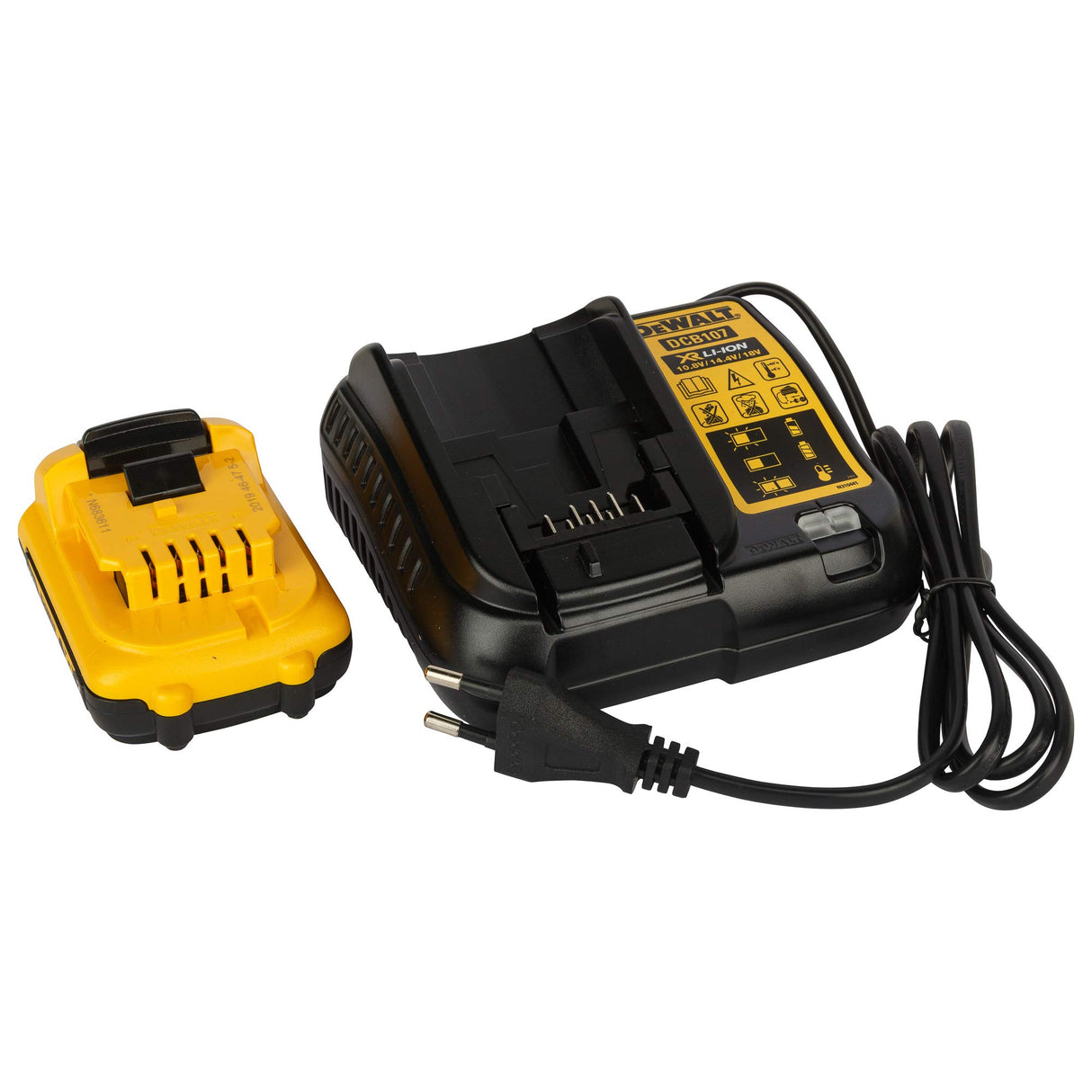 DEWALT DCE089D1R-QW - Láser Autonivelante 3 Líneas 360º con Batería DW 12V, Alcance 30m (50m con receptor), Precisión +/-3mm@10m, IP65 Resistente, Incluye Maletín y Accesorios