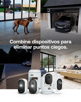 Arlo Essential 3 HD + 2 Paneles solares, cámara WiFi Exterior, batería de 6 Meses, visión Nocturna, Audio bidireccional, 2 cámaras Blancas