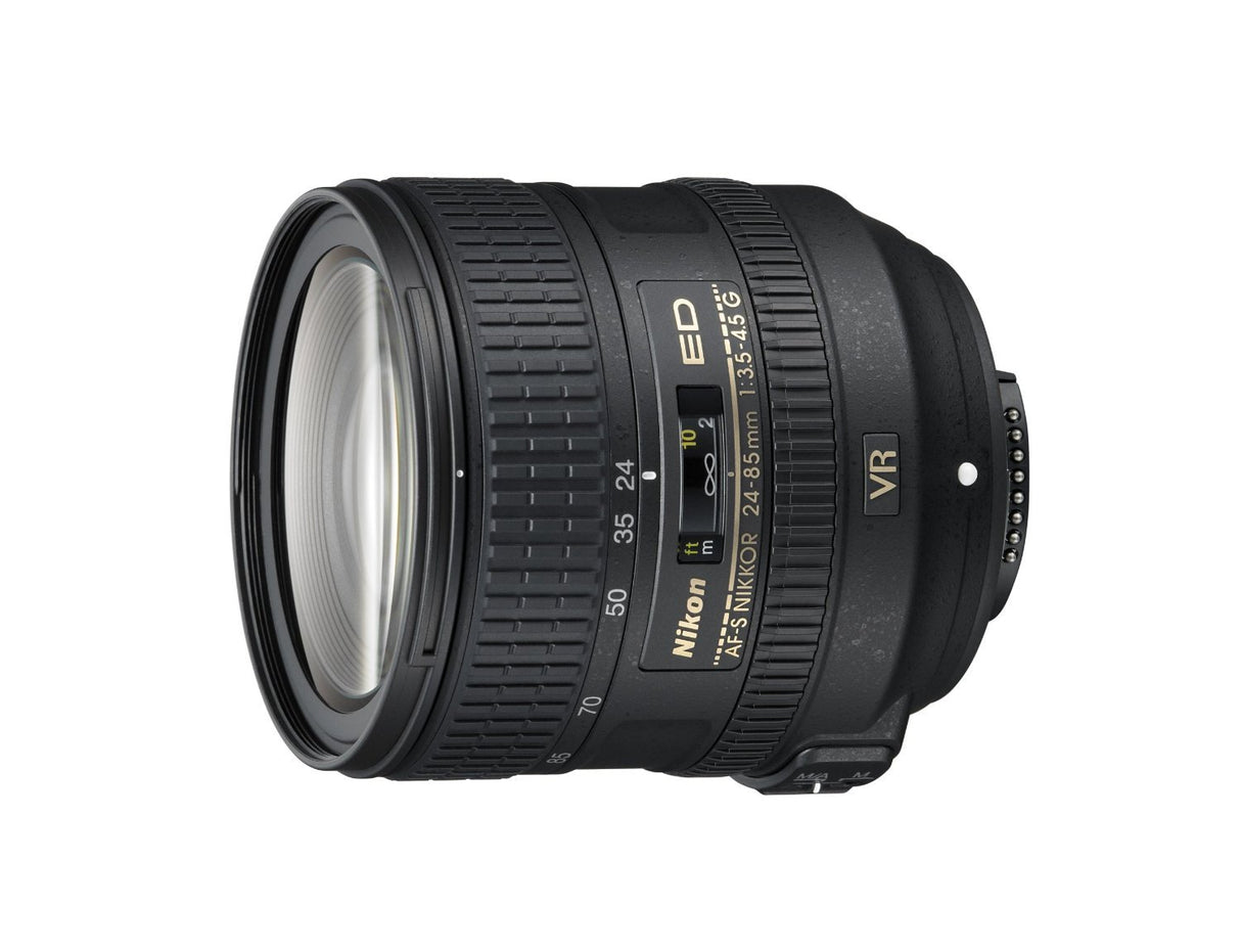 Nikon AF-S VR 24-85mm F3.5-4.5 G ED - Objetivo con Montura para Nikon (Distancia Focal 24-85mm, Apertura f/3.5, estabilizador de Imagen)