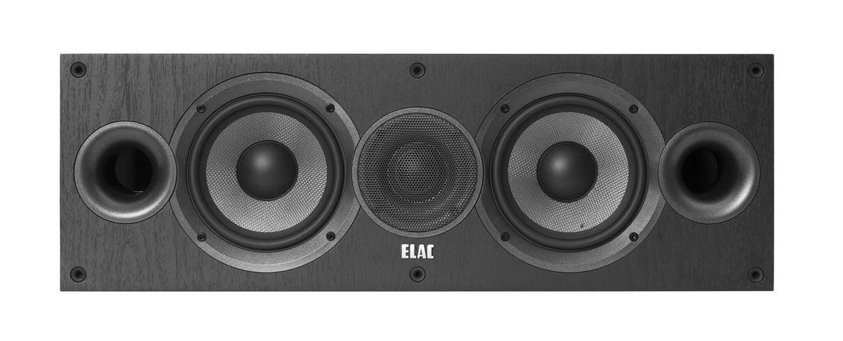 ELAC DEBUT C5.2 - Altavoz central, color negro
