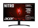 Acer Nitro ED273 S3 - Monitor de Juegos (27 Pulgadas, Pantalla Full HD, 165 Hz (180 Hz OC), 1 ms (VRB), 1 HDMI 2.0, 1 HDMI 1.4, 1 DP 1.2, AMD FreeSync Premium, Color Negro