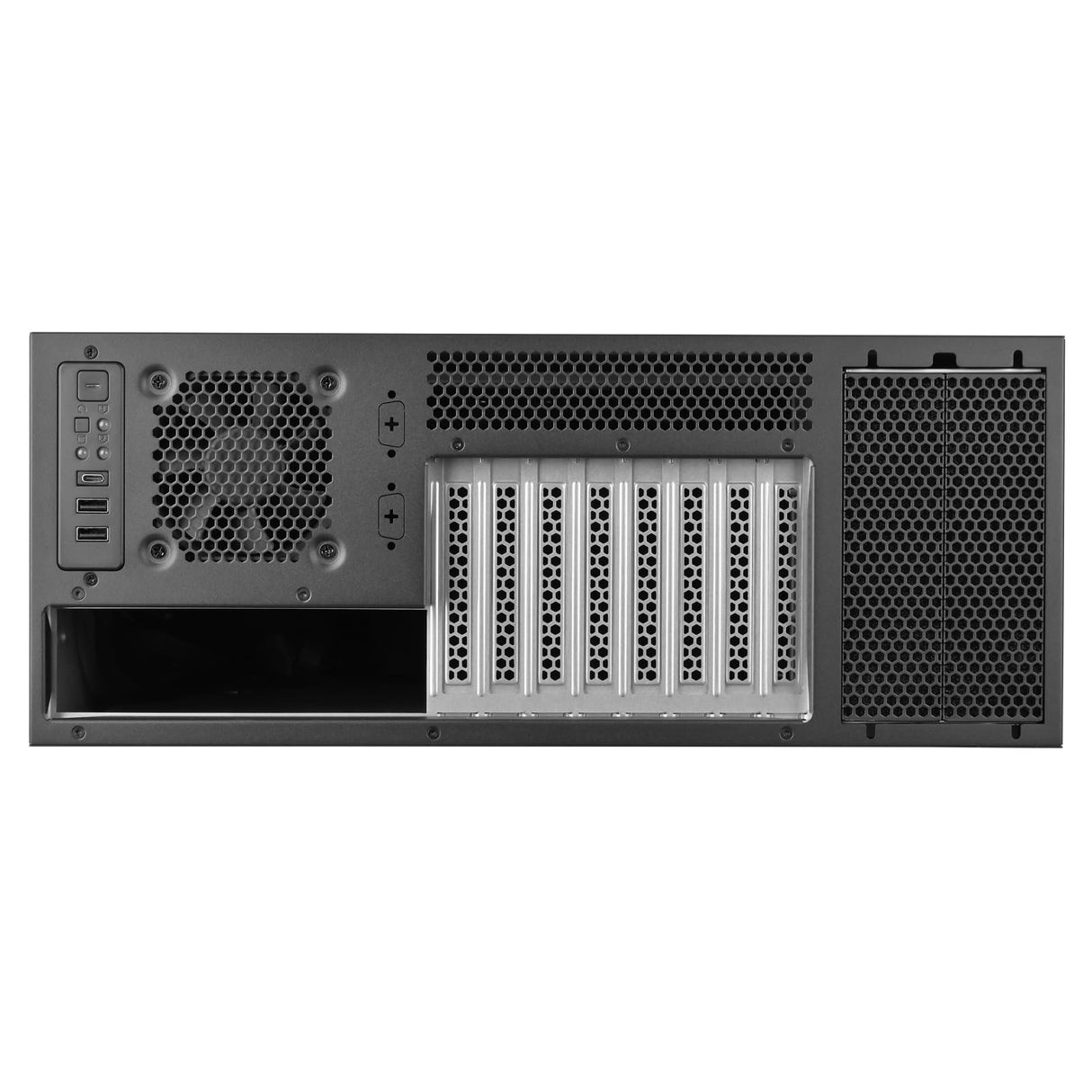 SilverStone Technology RM46-502-I, Chasis con Montura en Rack Intercambiable 4U con zócalos de expansión accesibles Desde la Parte Frontal, SST-RM46-502-I