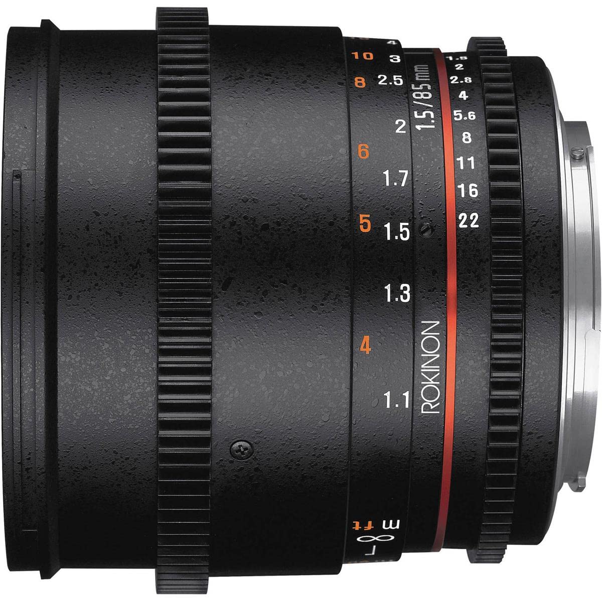 Rokinon Cine DS DS85M-NEX 85 mm T1.5 AS IF UMC Lente de Marco Completo Cine para Sony E Mount