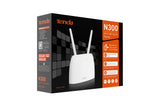 Tenda Router Wi-fi 4G 2.4 Volte 4G06 N300 Tarjeta Sim, 2 Antenas Desmontables, Acceso a Datos y Servicios de Voz Flexible.