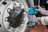 Hazet Llave de impacto inalámbrica 9212-1000LB/4, Herramienta para aflojar y apretar/apretar componentes, Par de apriete máximo: 1400 Nm, Mando cuadrado macizo de 12,5 mm (1/2 pulgada)