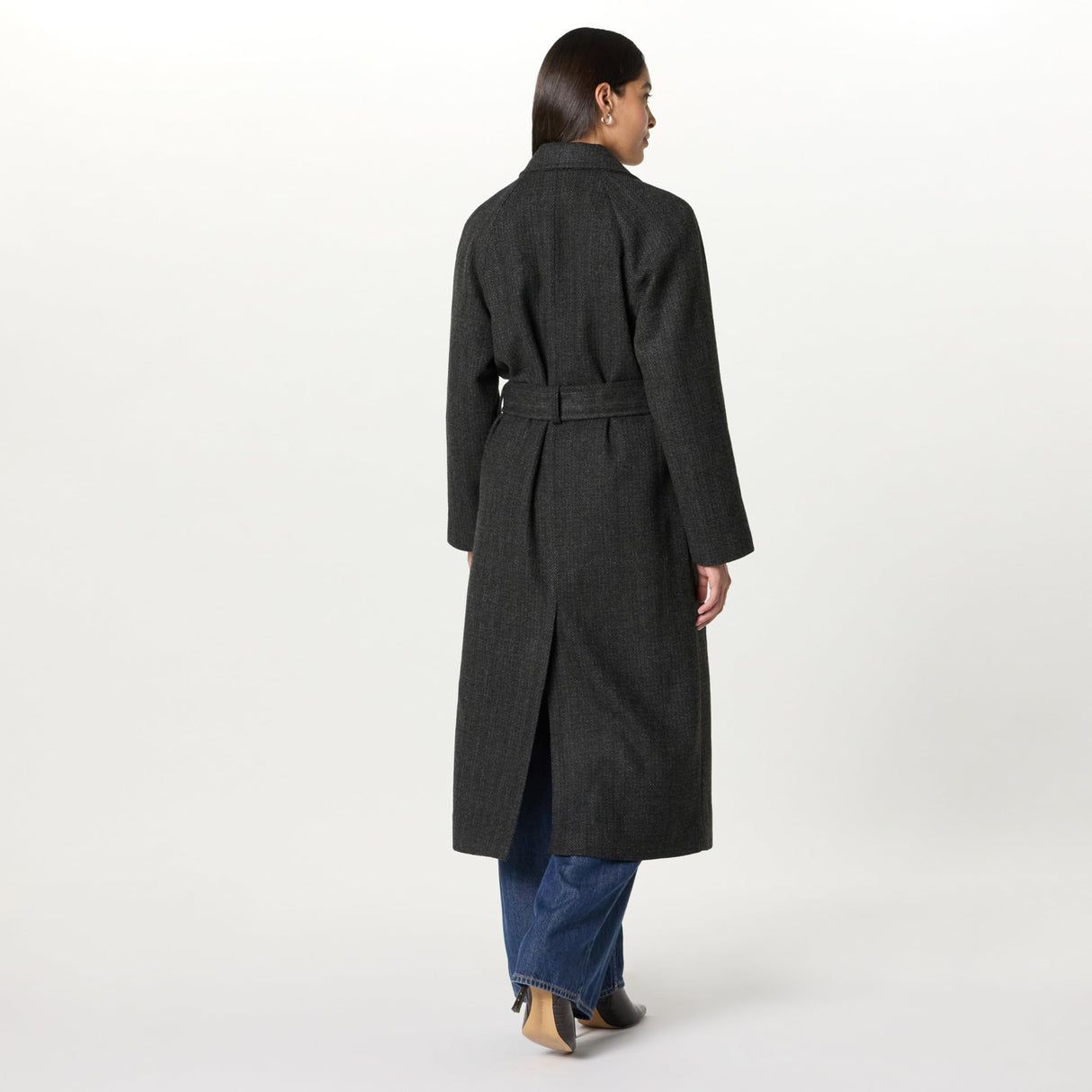 The Drop Jessy Elongated Overcoat Abrigos, Espiga Gris, XXL