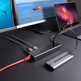 Lindy 43373 DST-Mini Duo, Mini Docking Station para portátiles USB-C 2X 4K HDMI