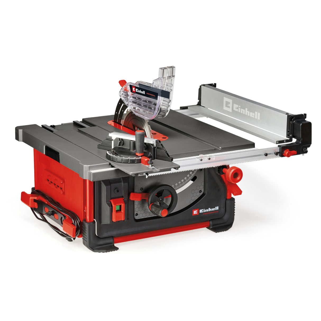 Einhell Professional Sierra circular de mesa con mesa deslizante TP-CC 10 T (2000 W, 85 mm de altura de corte, hoja de sierra Ø 254 mm, tope paralelo de montaje flexible, tope angular)