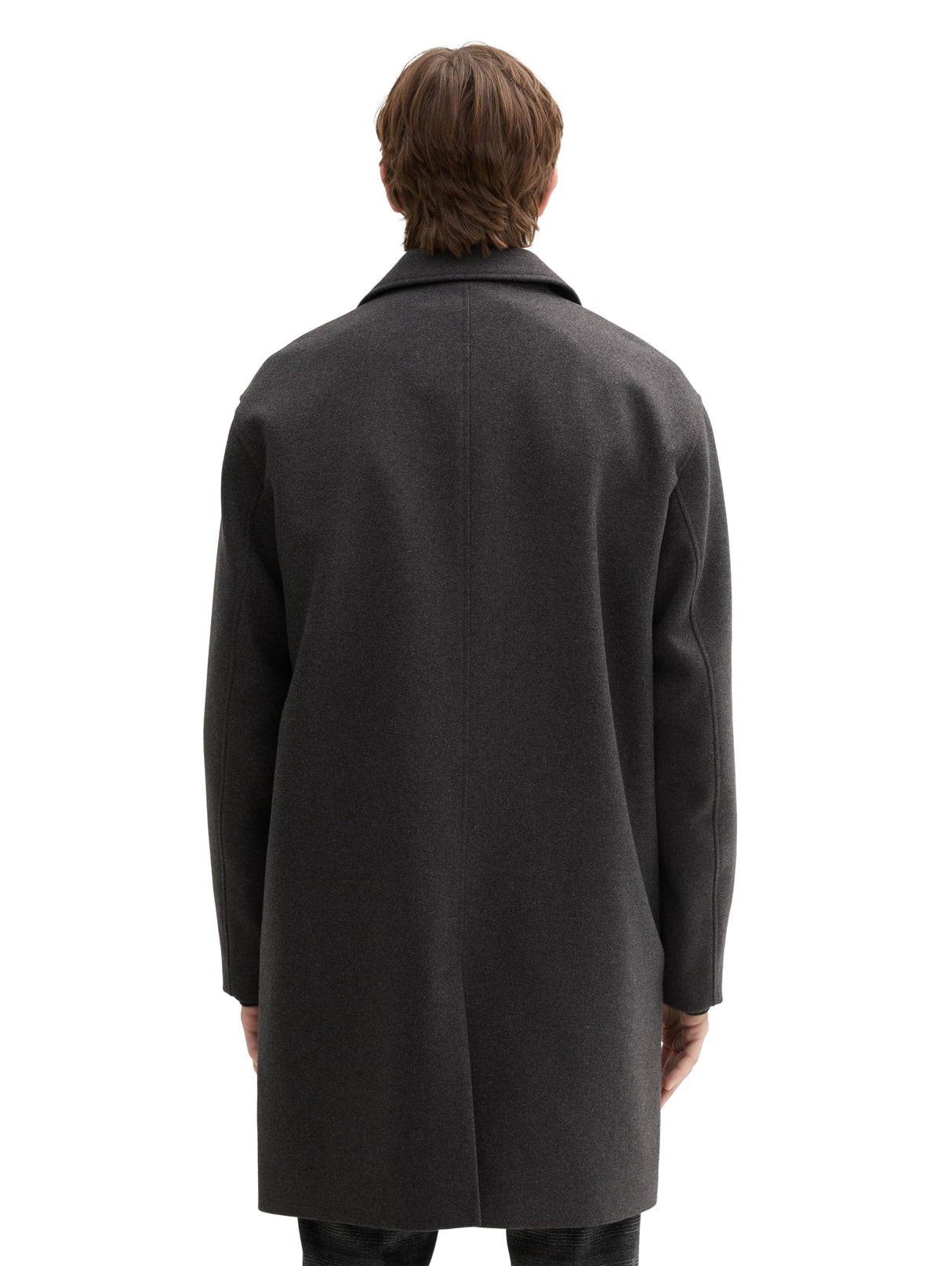 TOM TAILOR Denim Chaqueta para Hombre, 10617 – Black Grey Melange, M