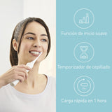Panasonic EW-DL83-W803 Cepillo de Dientes Eléctrico Sónico (Control de Presión, Temporizador de cepillado, 2 Modos, Indicador LED, Inalámbrico, 100% Lavable), Color Plata