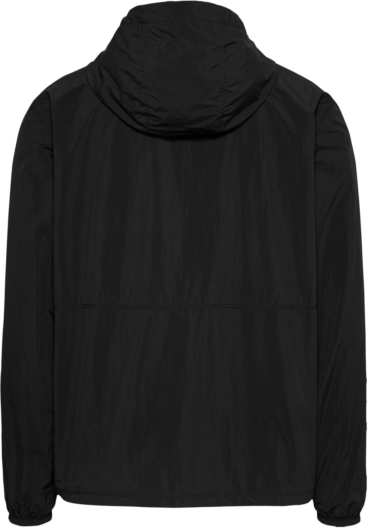 Tommy Jeans Cortavientos Hombre Chicago con capucha, Negro (Black), M
