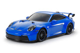 Tamiya 58712 1:10 RC Porsche 911 GT3 (992) TT-02 - Coche teledirigido, vehículo, modelismo, Montaje, Hobby, Kit RC, sin Pintar