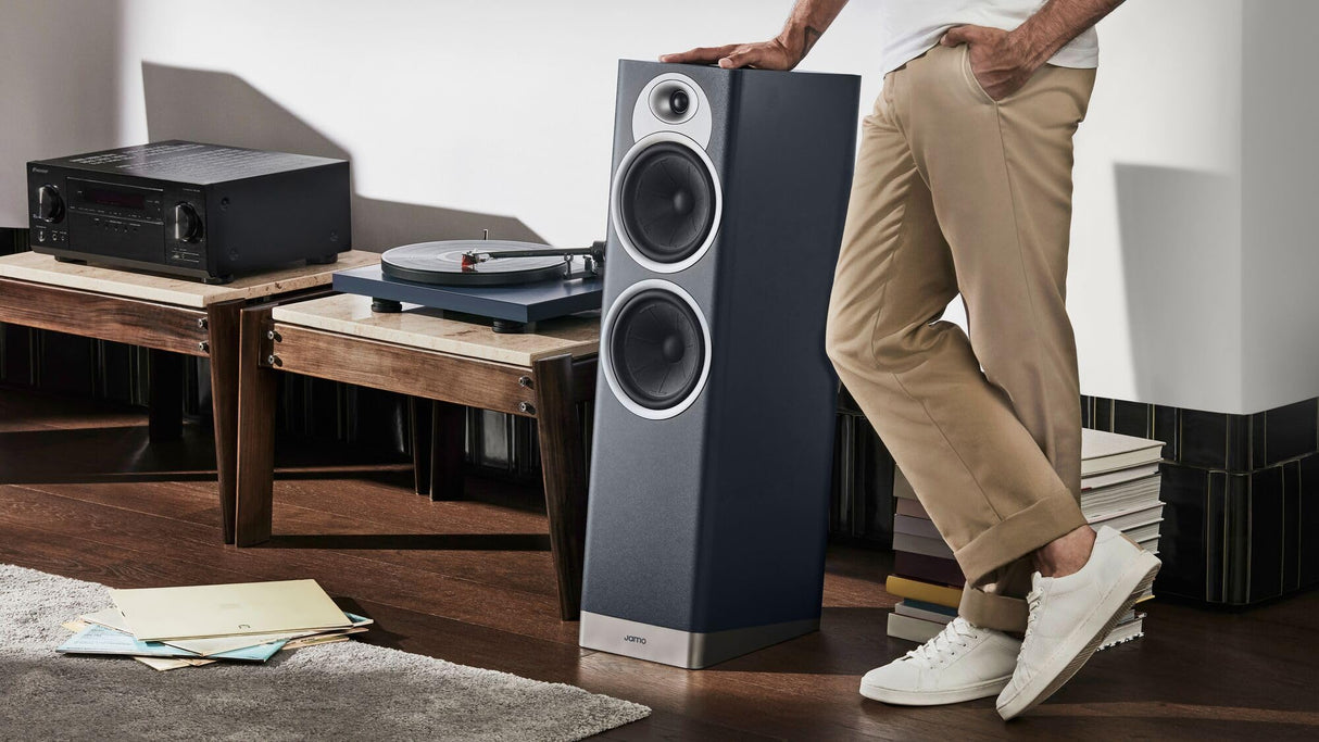 Jamo S7-25F Pair of Floor Speakers Blue FJORD Pareja de Altavoces de Suelo con woofers de 14 cm Azul