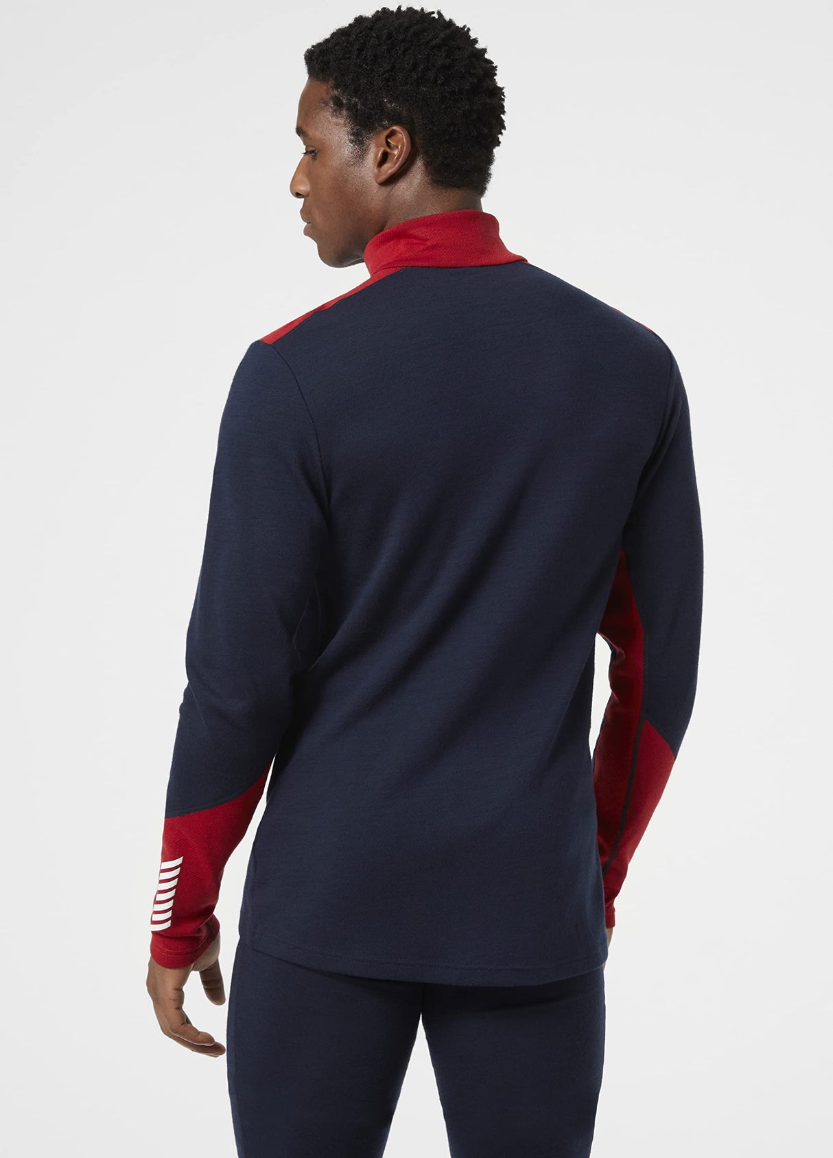 Helly Hansen Lifa Merino Midweight 1/2 Zip, Camisa Hombre, Azul (Blue), M