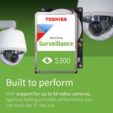 Toshiba S300 3.5" 6TB SATA Bulk