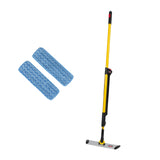 Rubbermaid Commercial Products R050669 - Fregona de pulso con marco y 2 cabezales