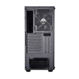 Silverstone SST-PS14B-E - Caja de Torre ATX de Precision, Panel Lateral de Vidrio Templado Ahumado, Negro
