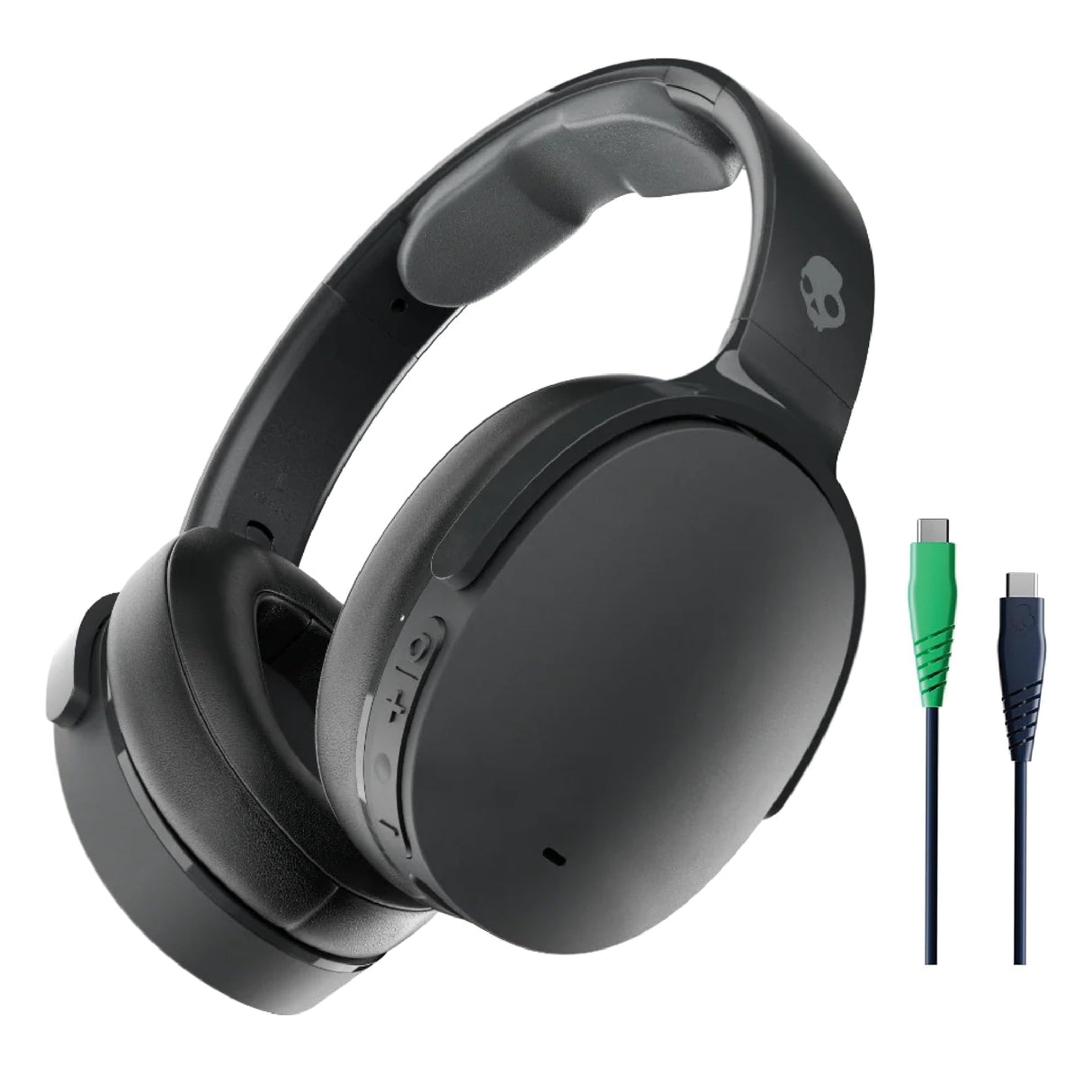 Skullcandy Hesh ANC Cascos Over-Ear Inalámbricos con Cancelación de Ruido, 22 h de Autonomía, Micrófono, Compatibles con iPhone Android y Dispositivos Bluetooth - Negro
