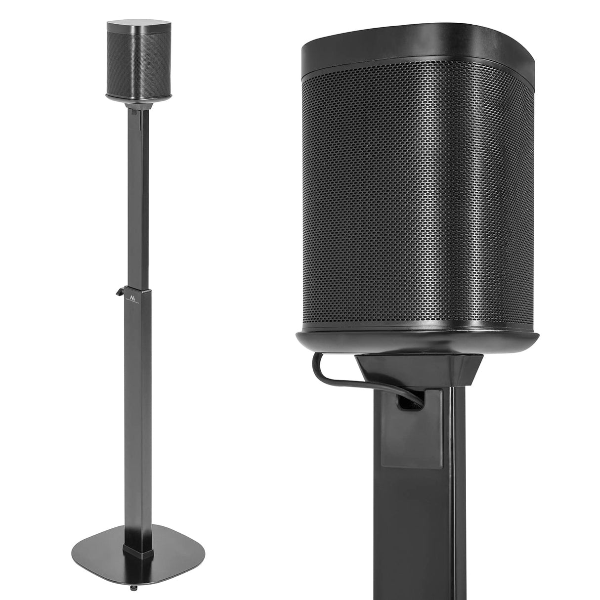 Maclean MC-940 oporte de Suelo para Altavoces Maclean, Sonos One, Sonos One SL, máx. 10kg