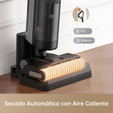 Dreame H12 Dual 4 en 1 Aspirador sin Cable, Aspirador Seco y Húmedo, Autolimpieza en un Solo Paso con Secado mediante Aire Caliente, Limpieza de Borde a Borde, App Limpieza Inteligente