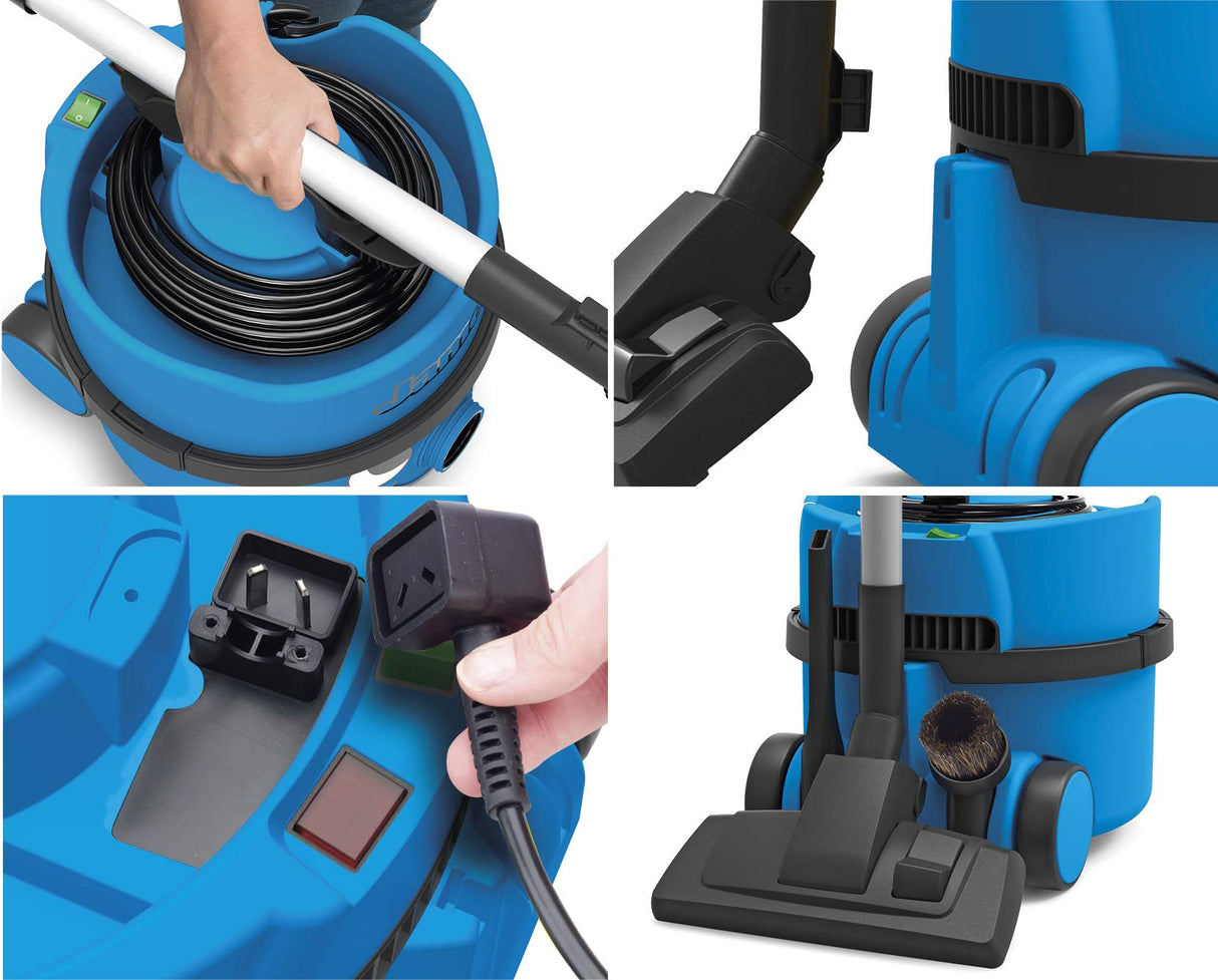 Numatic James JDS181-11 - Aspirador con bolsa, color azul verano