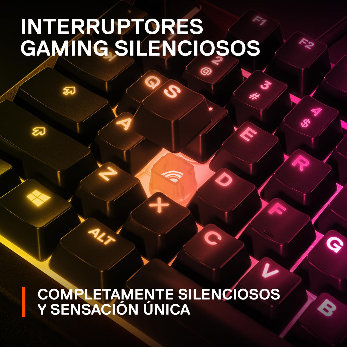 SteelSeries Apex 3 - Teclado RGB para gaming - Iluminación RGB de 10 zonas - Resistencia al agua IP32 - Reposamuñecas magnético superior - Teclado QWERTY Estadounidense