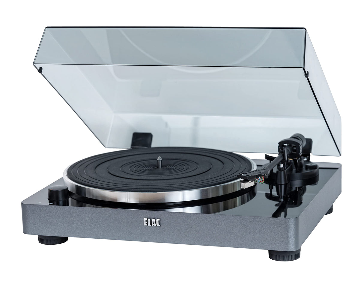 ELAC Tocadiscos Miracord 50 con preamplificador de Fono, Adecuado para Todas Las instalaciones de música, excelente Sonido de Vinilo, Motor silencioso y diseño