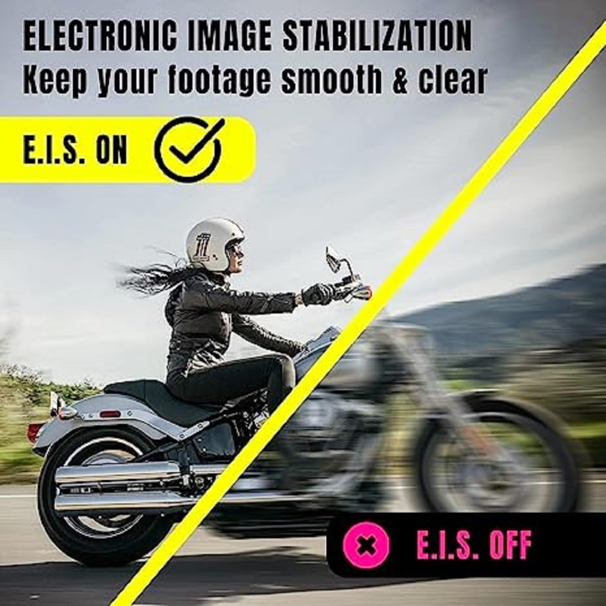 Exprotrek Cámara de acción 4K con Pantalla táctil, EIS Gran Angular de 170°, cámara subacuática Impermeable de 40 m, cámara Deportiva de Control Remoto con Kit de Accesorios para Casco