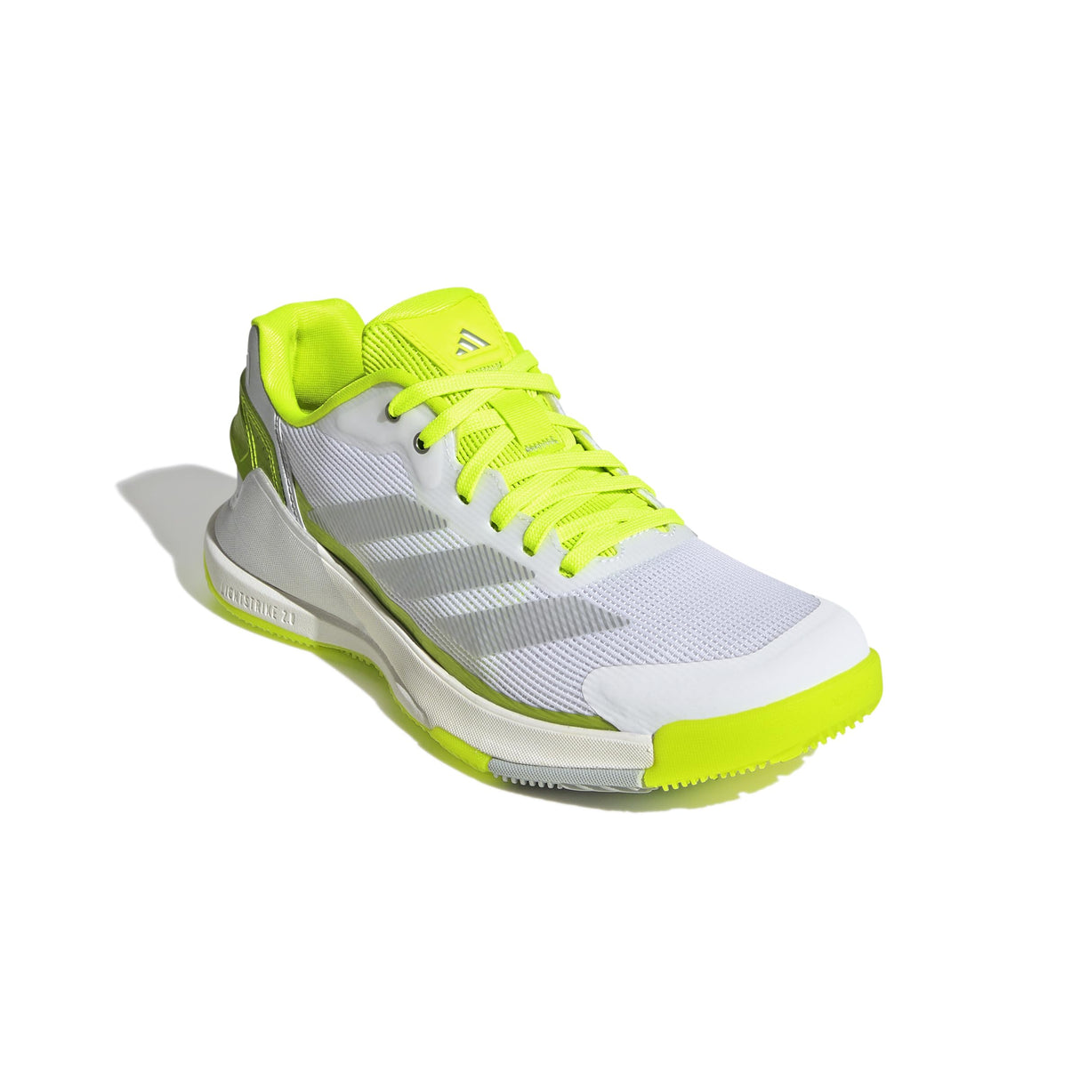 adidas Crazyquick Lightstrike Padel Shoes, Zapatos Mujer, Lucid Lemon/Silver Metallic/Wonder White, 37 1/3 EU