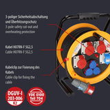 Brennenstuhl Enrollacables Brobusta CEE 4 IP44 H07RN-F 5G2,5 (40 m)