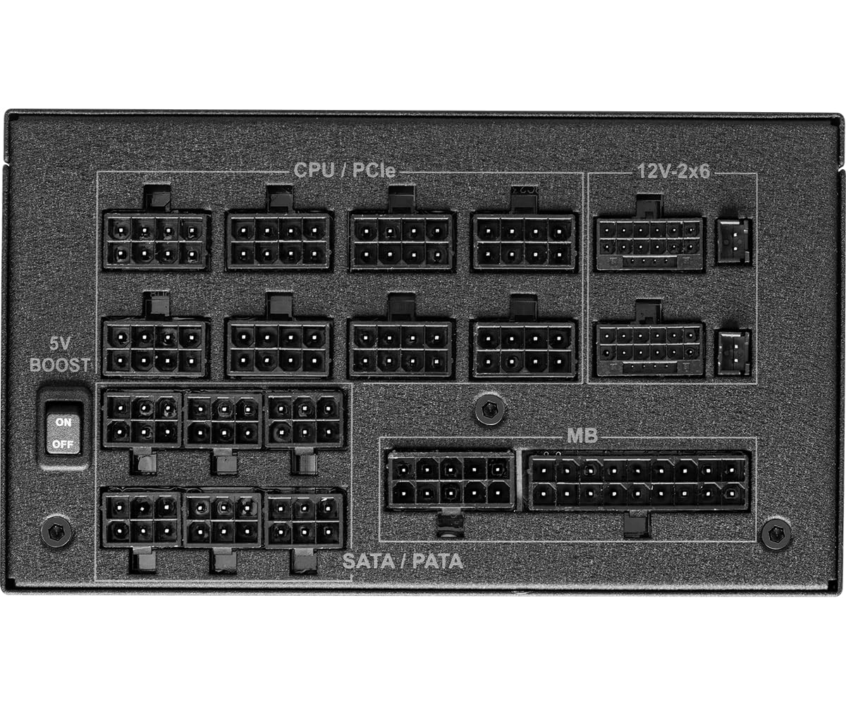 Fuente ALIMENTACION ASROCK TC-1650T,PSU,1650W,80 Plus Titanium,135MM,Modular,PCI-E 5.1 (12+4pin) x2,PCI-E (6+2 Pin) x8,SATA (5 Pin) x12