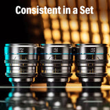 SIRUI Night Walker 24mm Lente de Cine con Enfoque Manual, Lente de Gran Apertura T1.2 con Montura S35 para X Montura Cameras, para X-H2/H2S, XT-4, XT-3,X-S10, X-S20 (MS24X-G, X Montura, Gris)