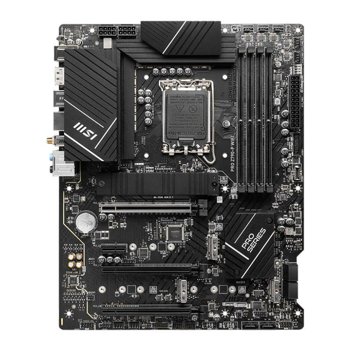 MSI PRO Z790-P WIFI Placas base ATX - Soporta procesadores Intel 12ª & 13ª Gen Core, LGA 1700 - 55A DrMOS, DDR5 Memory Boost 7000+MHz/OC, PCIe 5.0 & 4.0 x16, 4 x M.2 Gen4, Wi-Fi 6E, 2.5G LAN