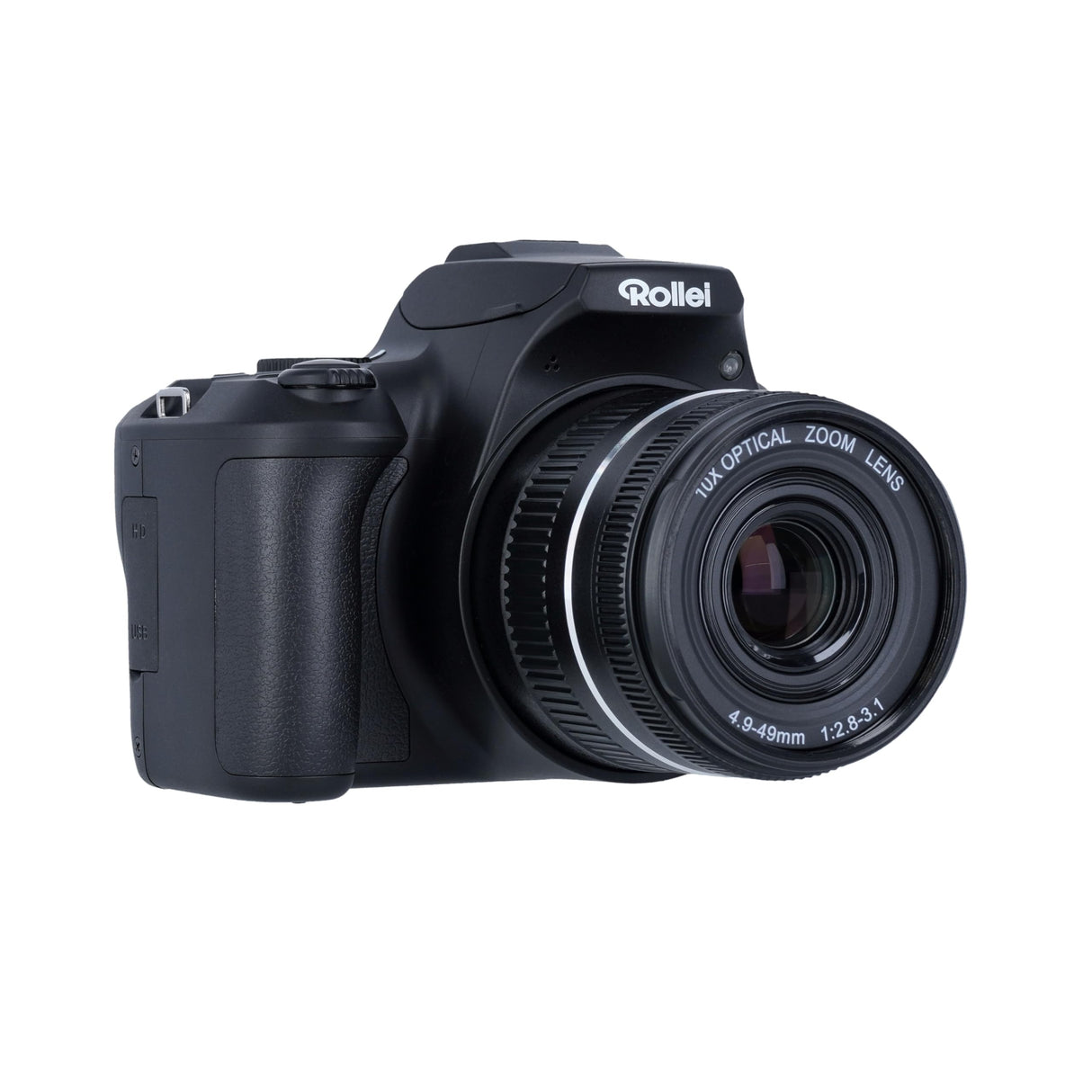 Rollei Powerflex10X - Zoom óptico 10x, 8 Modos de Foto, hasta 64 MP, Flash Plegable, grabación de vídeo 4K y aplicación para Smartphone