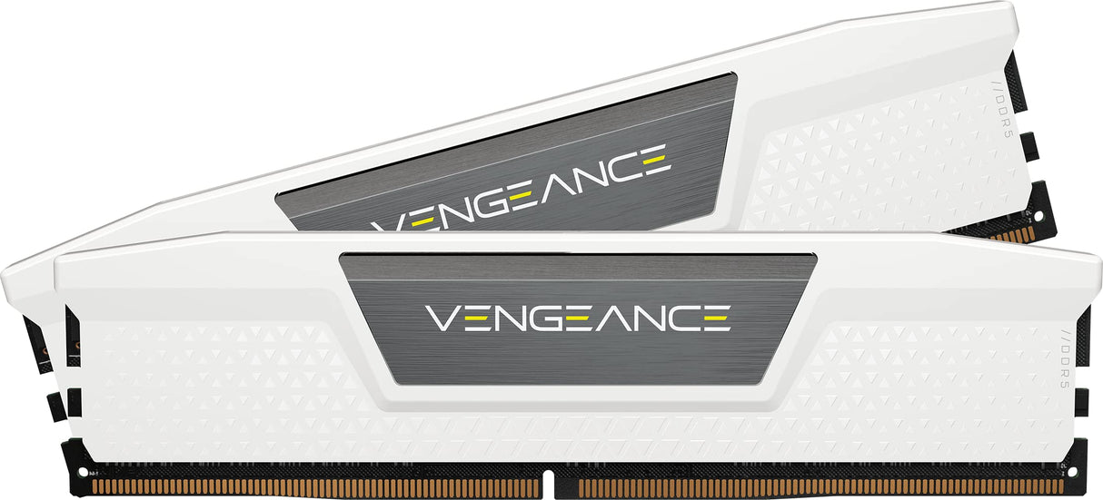 CORSAIR Vengeance DDR5 RAM 32GB (2x16GB) 5600MHz CL40 Intel XMP Kit de Memoria Compatible con iCUE - Blanco (CMK32GX5M2B5600C40W)