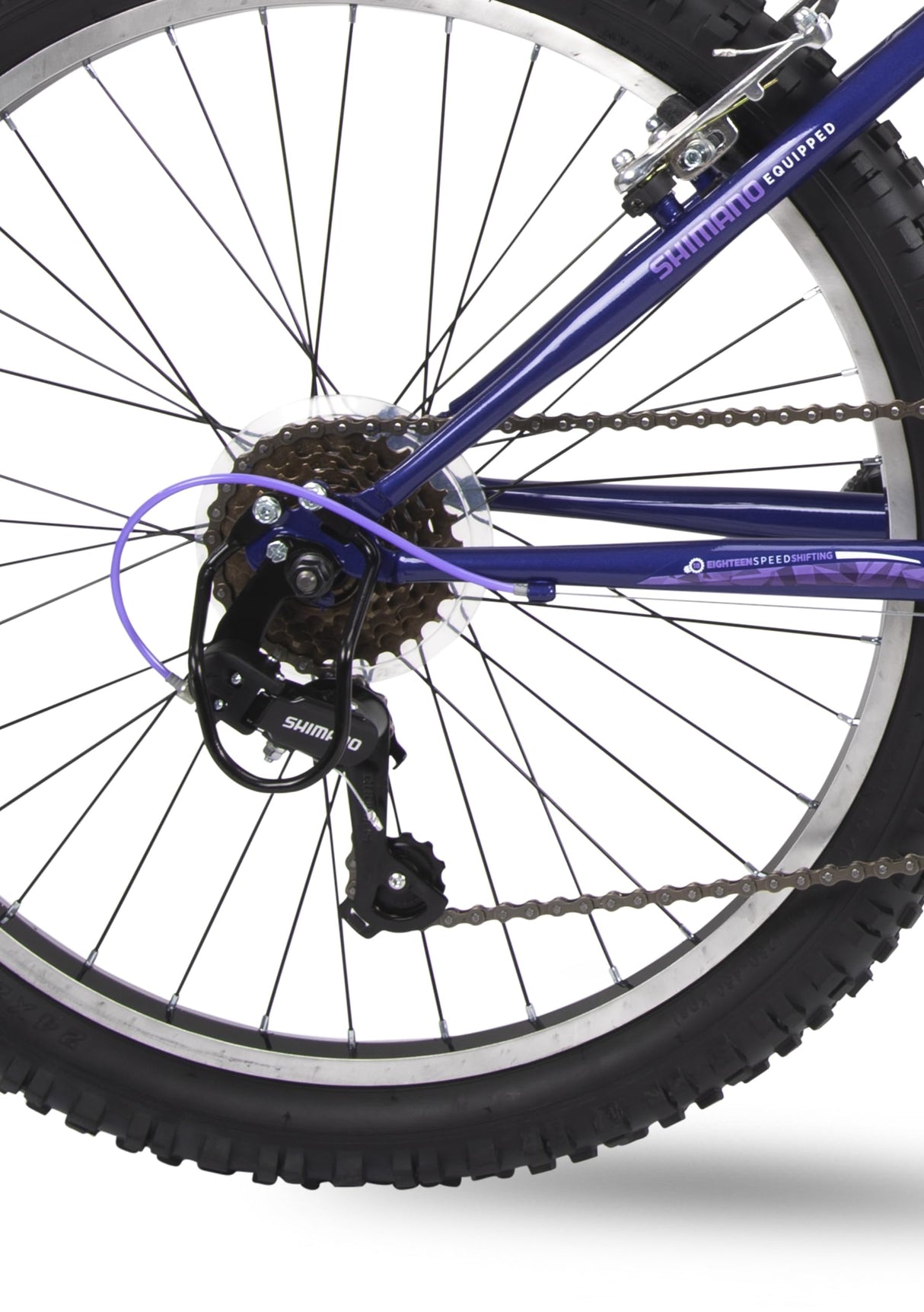 Huffy Extent Mountainbike 24", Morado, M