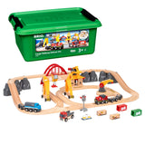 BRIO - Set Deluxe de Ferrocarril y Transporte de Carga, Ferrocarriles, Set de Construcción, Tren Juguete, Juguetes Niños 3 Años o más, Juegos Educativos 3 Años
